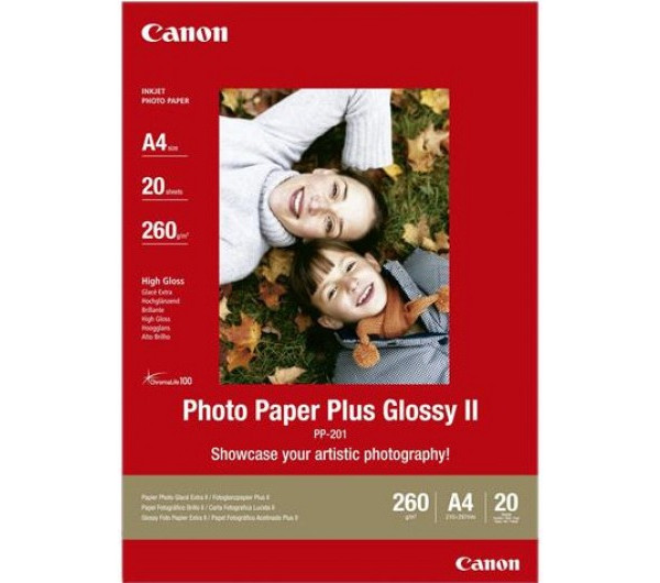Canon PP-201 fényes fotópapír (A/4, 20 lap, 265g)
