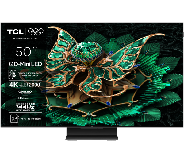TCL 50" 50C7K QD-MiniLED 127cm 4K Google TV