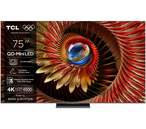 TCL 75" 75C8K QD-MiniLED 189cm 4K Google TV