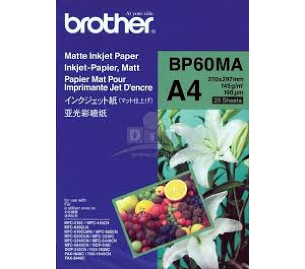 Brother BP60MA matt tintasugaras papír (A4, 25 lap, 145g)