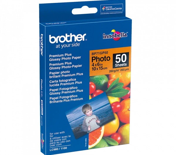 Brother Premium Plus fotópapír 10x15cm/260gm