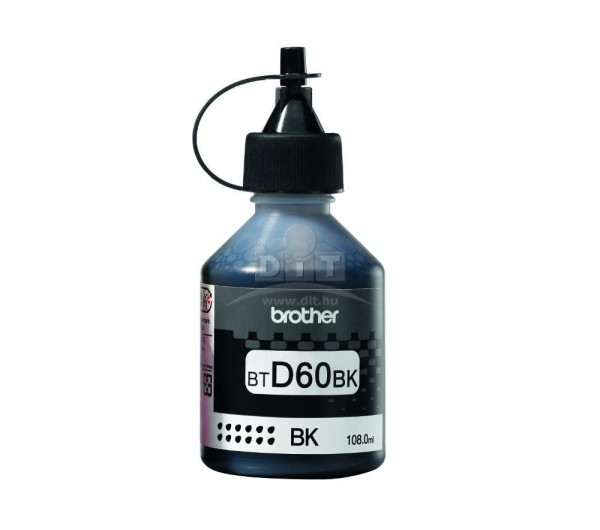Brother BTD60BK Tintatartály Black 108 ml 7.500 oldal kapacitás
