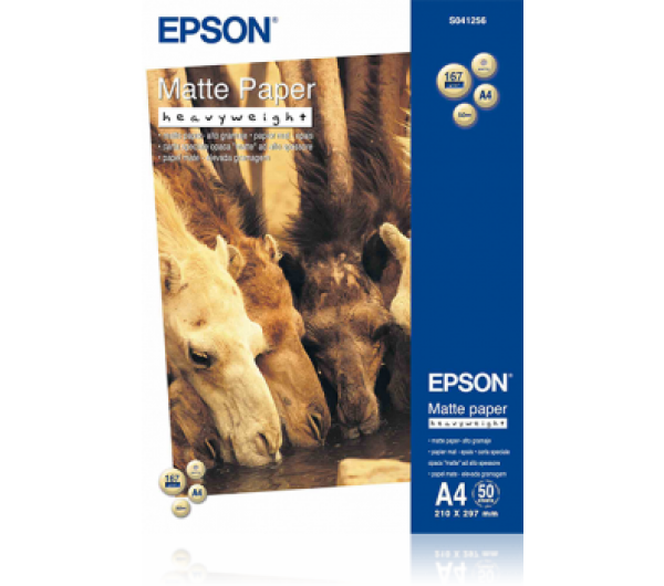 Epson matt vastag fotópapír (A4, 50 lap, 167g) 