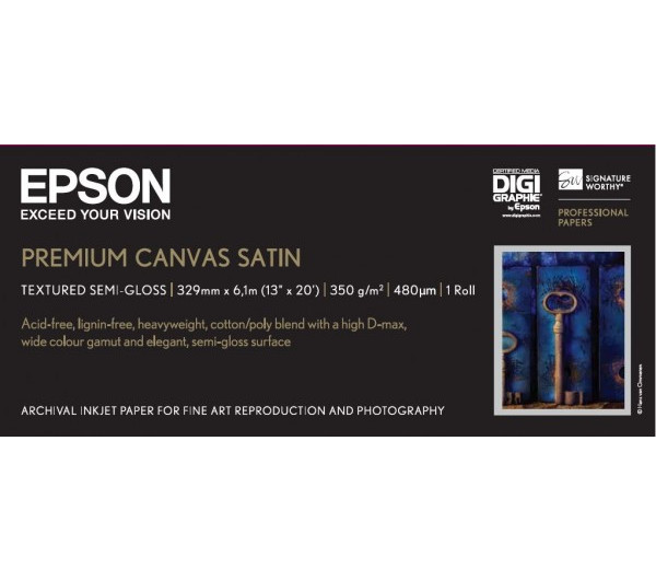 Epson szatén tekercspapír 13 x 6,1m 350g/m2