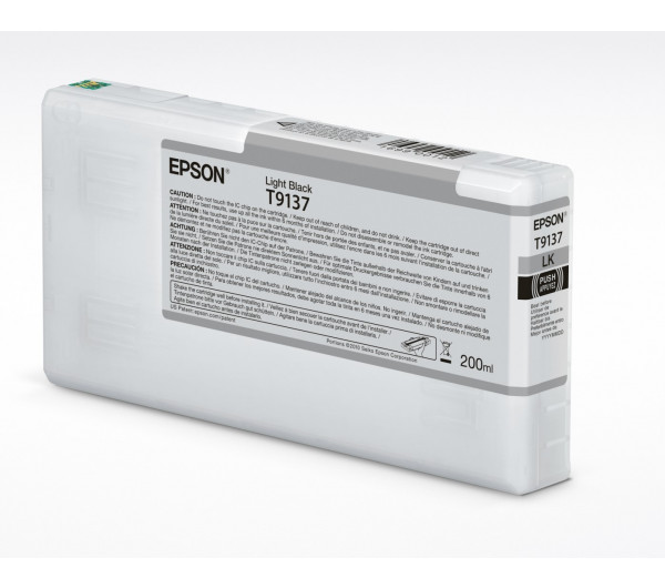 Epson T9137 Tintapatron Light Black 200ml 