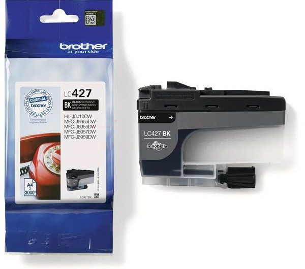 Brother LC427BK Tintapatron Black 3.000 oldal kapacitás