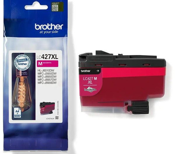 Brother LC427XLM Tintapatron Magenta 5.000 oldal kapacitás