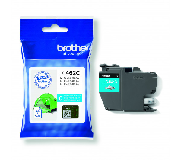 Brother LC462C Tintapatron Cyan 7,2 ml 550 oldal kapacitás