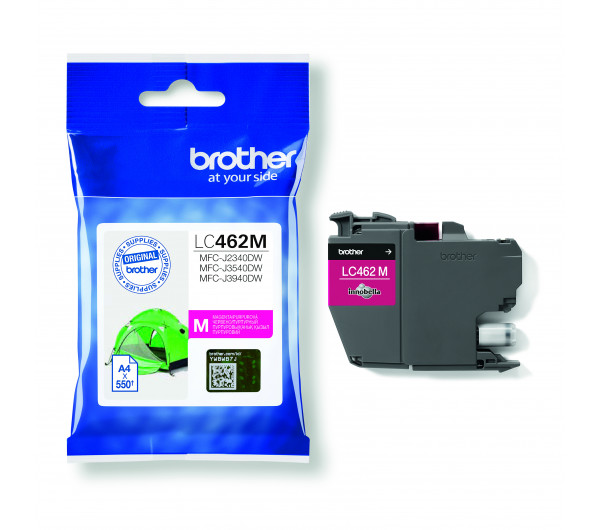 Brother LC462M Tintapatron Magenta 7,2 ml 550 oldal kapacitás
