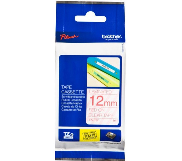 Brother TZe-132 12 mm széles 8 m hosszú szalagkazetta