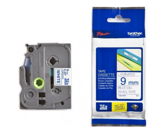 Brother TZe-223 9 mm széles 8 m hosszú szalagkazetta