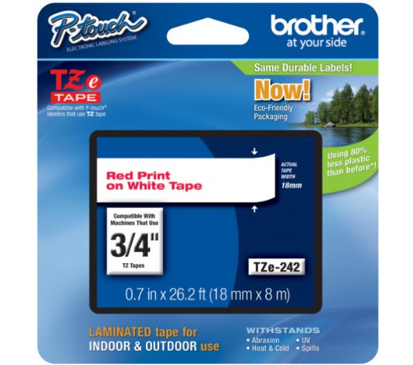 Brother TZe-242 18 mm széles 8 m hosszú szalagkazetta