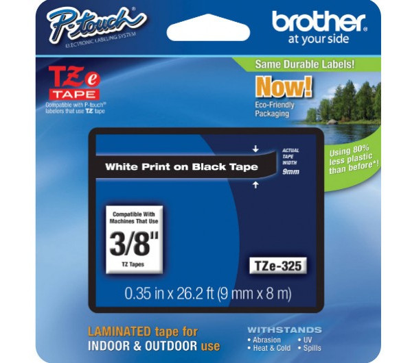 Brother TZe-325 9 mm széles 8 m hosszú szalagkazetta 