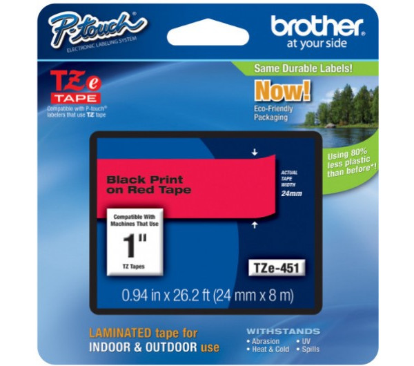 Brother TZe-451 24 mm széles 8 m hosszú szalagkazetta 