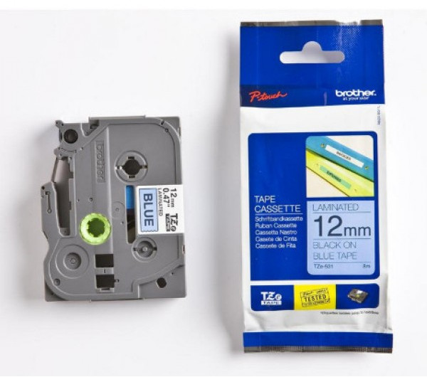 Brother TZe-531 12 mm széles 8 m hosszú szalagkazetta 
