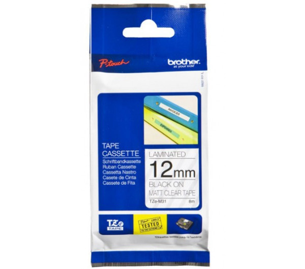 Brother TZe-M31 12 mm széles 8 m hosszú szalagkazetta