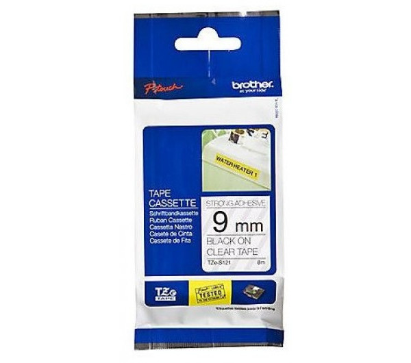 Brother TZe-S121 9 mm széles 8 m hosszú szalagkazetta