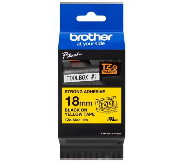 Brother TZe-S641 18 mm széles 8 m hosszú szalagkazetta 