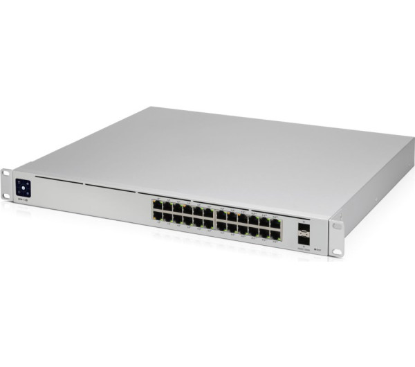 Ubiquiti UniFi USW-PRO-24-POE Gen2 24port GbE LAN 16xPoE+ 8xPoE++ 2xSFP+ port L3 menedzselhető switch