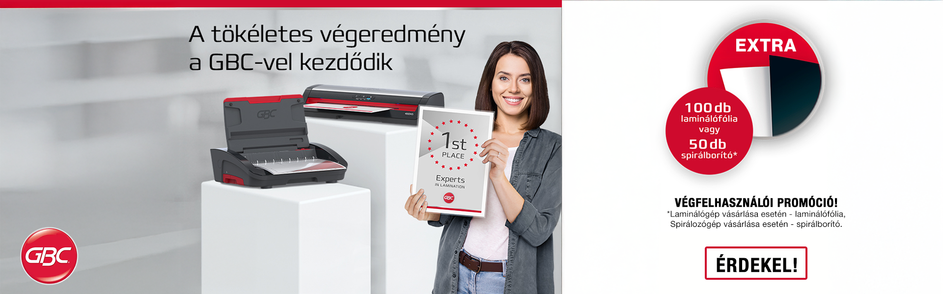 A Tökéletes Végeredmény a GBC-vel Kezdődik! Végfelhasználói Promóció!